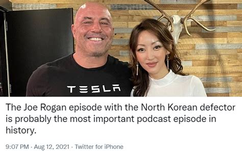 joe rogan experience north korea|Yeonmi Park Details Horrific Effects of North Korean Starvation